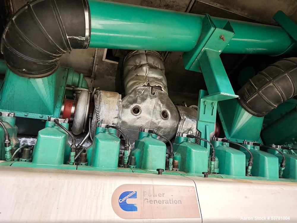 Buy Used Cummins 1100CGMA Generator – 480V, 3PH, 1654 Amps, Full Heat Recovery